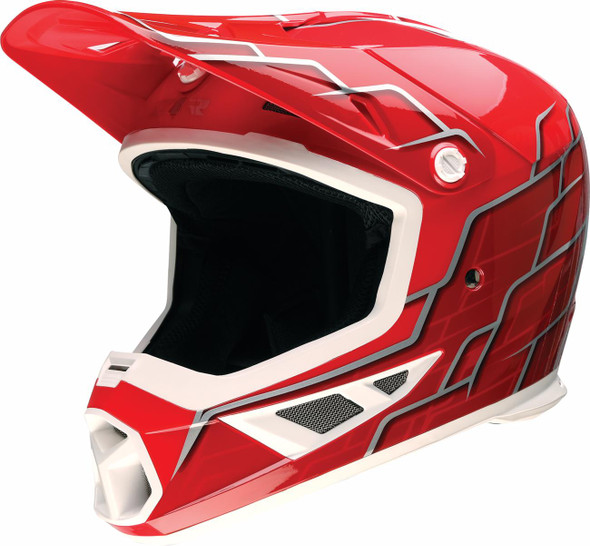  Z1R Rise 2.0 Helmet - Hyacinth - Red/Silver - Large 0110-8634 