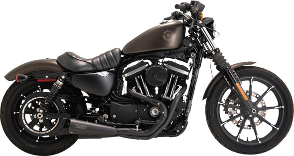  VANCE & HINES 2-into-1 Upsweep PCX* Exhaust System - Stainless Steel - Black 47328 