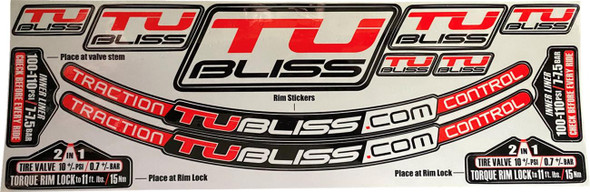  TUBLISS Rim Sticker Kit SK1 