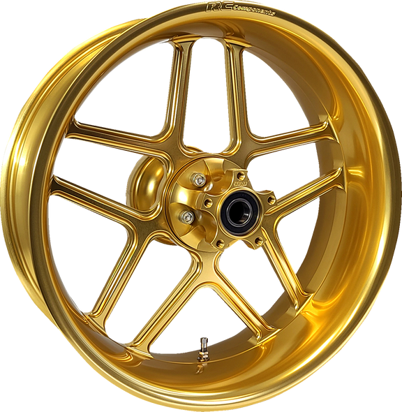 RC COMPONENTS Wheel - Laguna - Rear - Single Disc/without ABS - Gold - 18x5.5 185-140G-RB