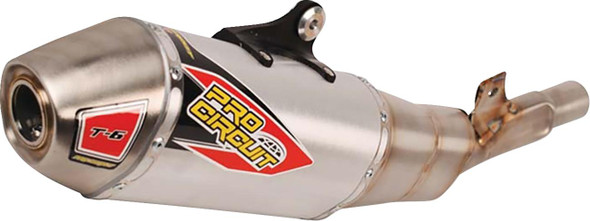 PRO CIRCUIT Pro Circuit T-6 Slip-On Muffler for 2019-2024 Yamaha YZ250F 0131925A 