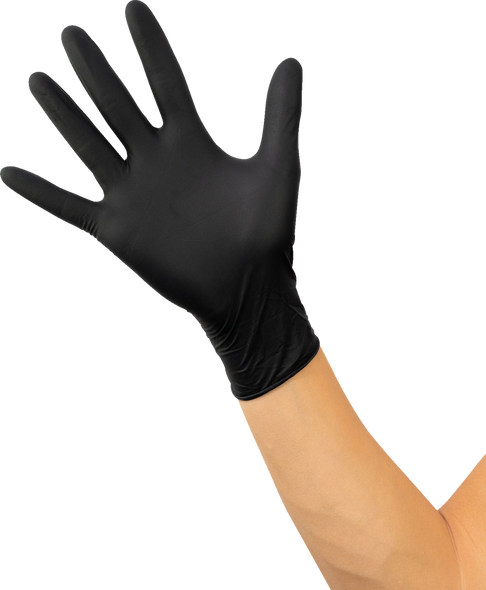PARTS UNLIMITED Nitrile Gloves - 6.5 MIL - Large - 100-Pack PU-GLV65BL