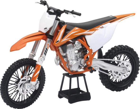  NEW RAY TOYS KTM 450 SX-F 2018 Dirt Bike - 1:10 Scale - Orange/Black/White 57943 