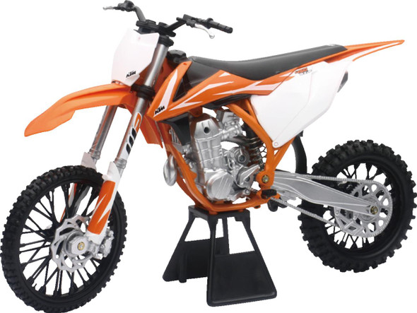  NEW RAY TOYS KTM 450 SX-F 2018 Dirt Bike - 1:6 Scale - Orange/Black/White 49613 