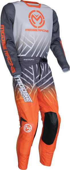  MOOSE RACING Sahara Jersey - Gray/Orange - Small 29107936 