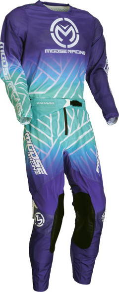  MOOSE RACING Sahara Jersey - Purple/Turquoise - Medium 2910-7924 