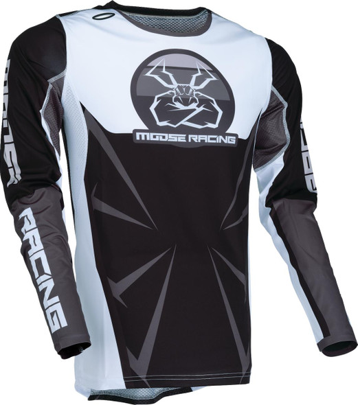  MOOSE RACING Agroid Jersey - Black/White - XL 2910-7908 