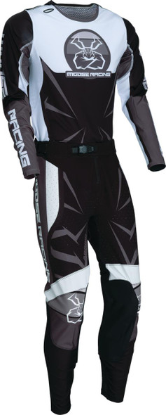  MOOSE RACING Agroid Jersey - Black/White - XL 2910-7908 