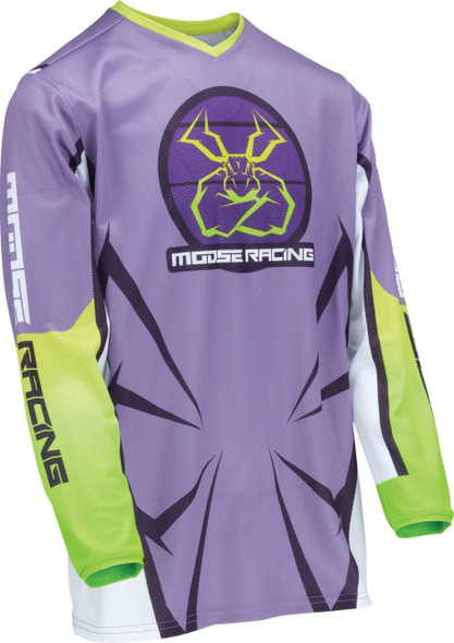  MOOSE RACING Youth Agroid Mesh Jersey - Purple/White - XL 2912-2478 