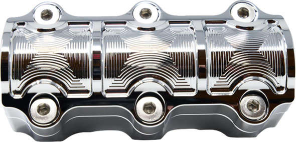  KODLIN USA Risers - Big Block - Includes Clamp - Chrome K55119 