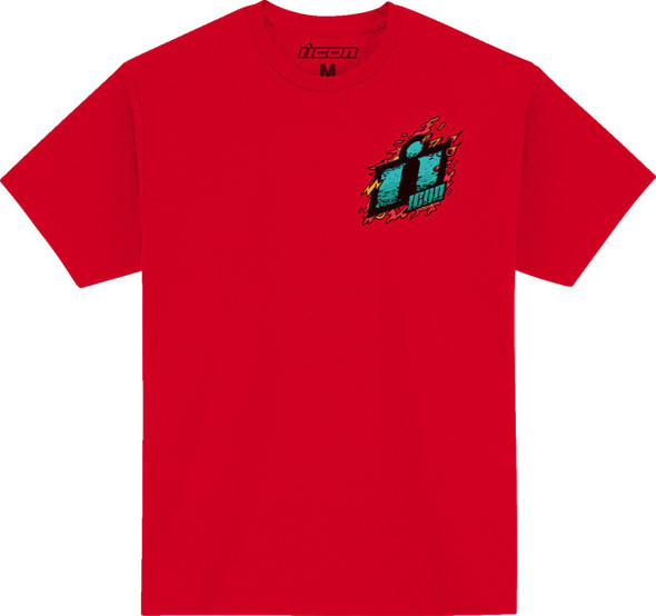  ICON Munchies* T-Shirt - Heather Red - XL 3030-24088 