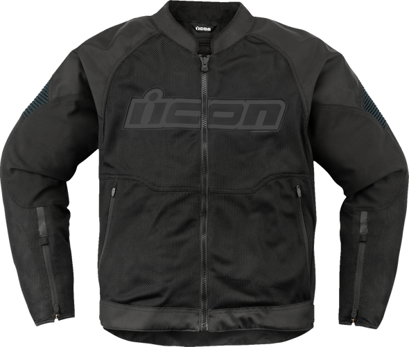 ICON Overlord3 Mesh* Jacket - Black - Large 2820-6732