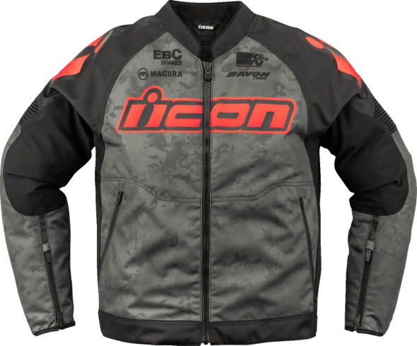  ICON Overlord3* Magnacross Jacket - Gray - 2XL 2820-6716 