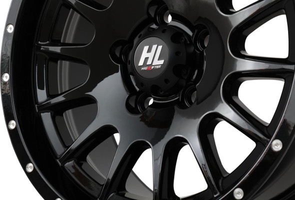  HIGH LIFTER Wheel - HL25 - Front/Rear - Black - 15x7 - 5/4.5 - 4+3 (+10 mm) 15HL25-1255 