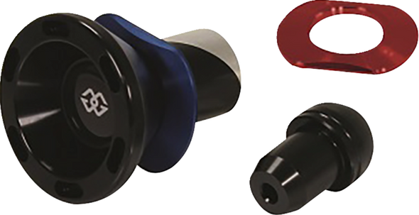 GILLES TOOLING Rear Axle Protector - Black/Red - BMW GTA-R-BM01