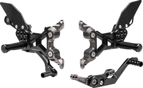  GILLES TOOLING FXR Rearset - Black - BMW FXR-BM05-B 