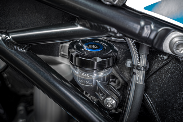 GILLES TOOLING Brake Fluid Reservoir Cover - Rear - Black BRC-07-B GILLES TOOLING Brake Fluid Reservoir Cover - Rear - Black BRC-07-B