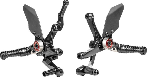  GILLES TOOLING MUE2 Rearset - Black - Ducati MUE2-D03-B 