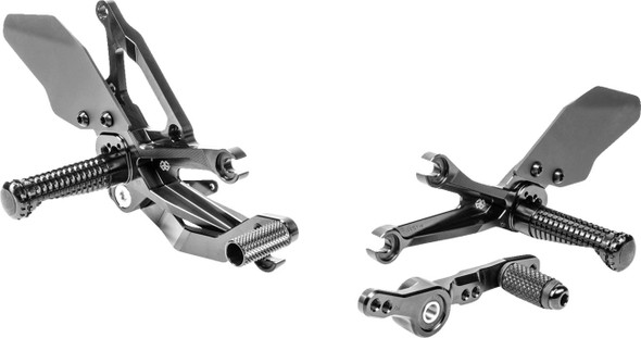  GILLES TOOLING FXR Rearset - Black - Yamaha FXR-Y08-B 