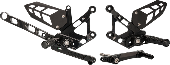 GILLES TOOLING MUE2 Rearset - Black - KTM MUE2-Y02-B