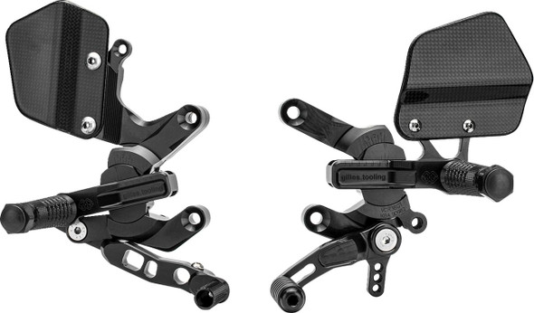  GILLES TOOLING Adjustable Rearset - Black - KTM VCR-KT03-B 