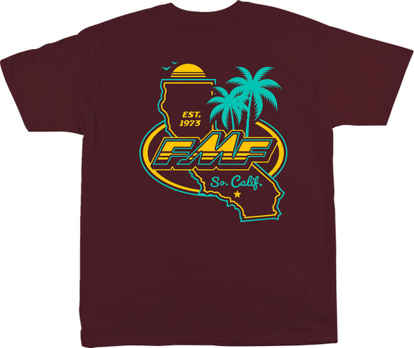  FMF Golden Stay T-Shirt - Maroon - XL SP24118904MRNXL 