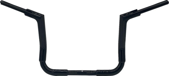 FAT BAGGERS INC. Fat Baggers Inc. 12" Flat Top Handlebar Black 2023-2025 CVO Road Glide FLTRXSE 645012-B 