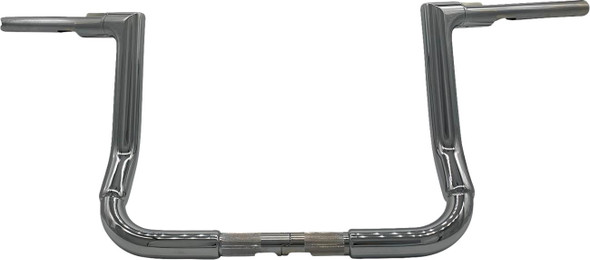 FAT BAGGERS INC. Fat Baggers Inc. 12" Chrome Flat Top Handlebar for 2023-2024 Harley Street Glide FLHX 645012 