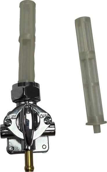 DRAG SPECIALTIES Petcock - Vacuum - Downward Outlet - Chrome T03-0101C