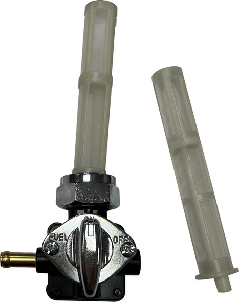  DRAG SPECIALTIES Petcock - Vacuum - Left Outlet - Black T03-0100B 