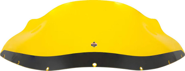  KLOCK WERKS Kolor Flare* Windshield - 9" - Yellow - FXRP KWW-02-0616 