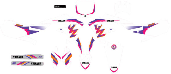  D'COR VISUALS Graphic Kit - YZ Retro 20-50-336 