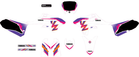  D'COR VISUALS Graphic Kit - YZ Retro 20-50-331 