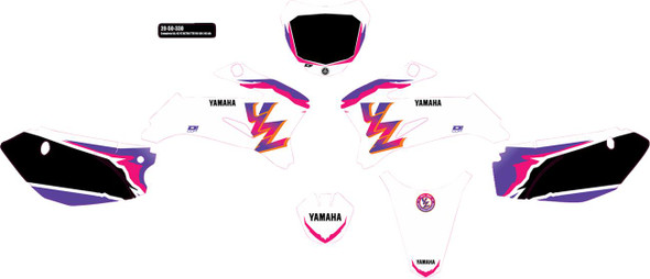  D'COR VISUALS Graphic Kit - YZ Retro 20-50-330 