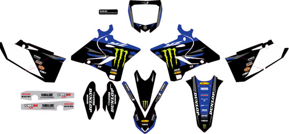 D'COR VISUALS Graphic Kit - Monster Energy - Star 20-50-234 