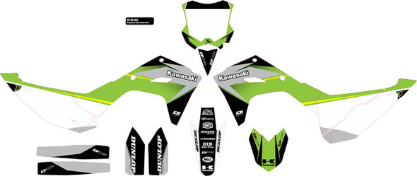  D'COR VISUALS Graphic Kit - Kawasaki 20-20-464 