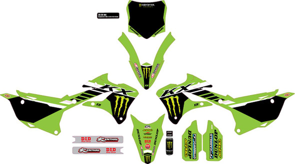  D'COR VISUALS Graphic Kit - '24 Monster Energy 20-20-144 
