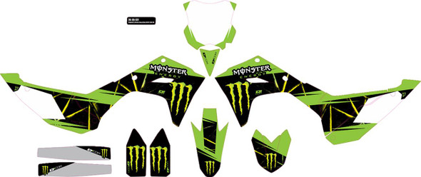  D'COR VISUALS Graphic Kit - Monster Energy - Slash 20-20-137 
