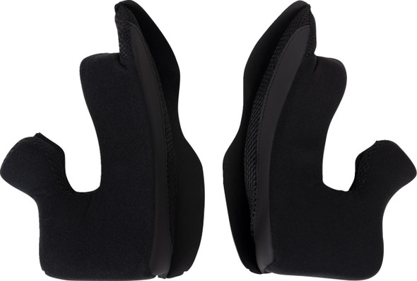  MOOSE RACING Air Intake Cheek Pads - Black - Large 0134-3198 