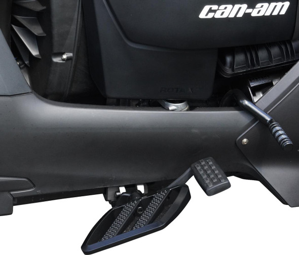  SHOW CHROME Combat Boards - Driver - Stealth Black - Ryker '19-'24 41-426BK 