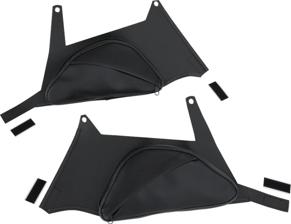 SHOW CHROME Dual Side Tank Pouch - Ballistic w/ Black Stitch - Ryker '19-'24 H40-401CBK 