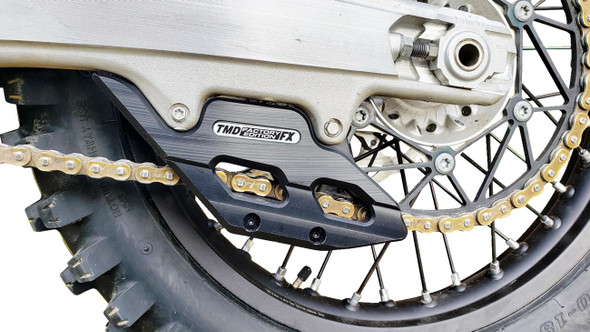  T.M. DESIGNWORKS Factory Edition Chain Guide With Replacement Wear Pad - Black RCG-KT5-BK 