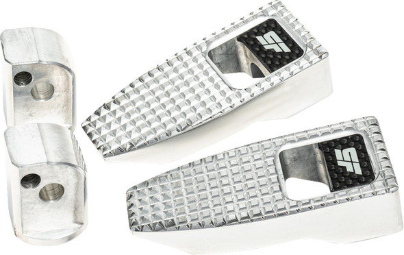  SLYFOX Speed Pegs - Silver Polished - Rear SF-903-02-2 