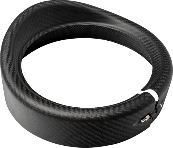 SLYFOX Headlight Trim w/ Visor - 7" - Matte 1508-3112