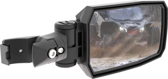  SEIZMIK Mirror - Trailrider - Side View - Rectangle - Black 56-90094KIT 
