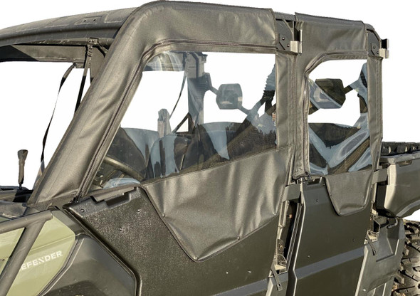  SEIZMIK Soft Upper Doors - Black - Can-Am Defender Max 51-20986 