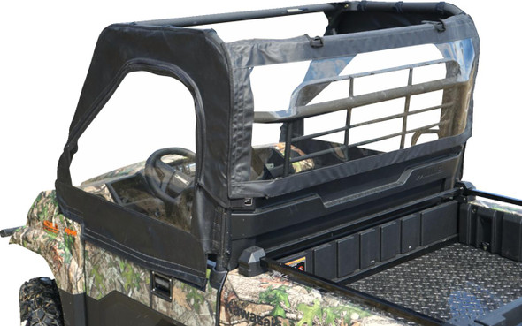  SEIZMIK Soft Upper Doors - Rear Windshield - Black - Mule Pro-MX 51-20988 