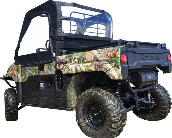  SEIZMIK Soft Upper Doors - Rear Windshield - Black - Mule Pro-MX 51-20988 