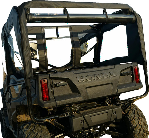  SEIZMIK Soft Doors - Middle/Rear Windows - Black - Honda Pioneer 1000 51-20983 