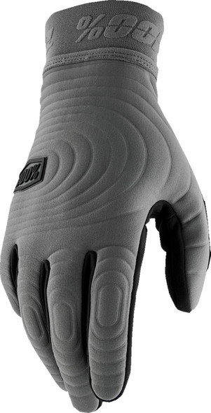  100% Brisker Xtreme Gloves - Charcoal - XL 10030-00009 